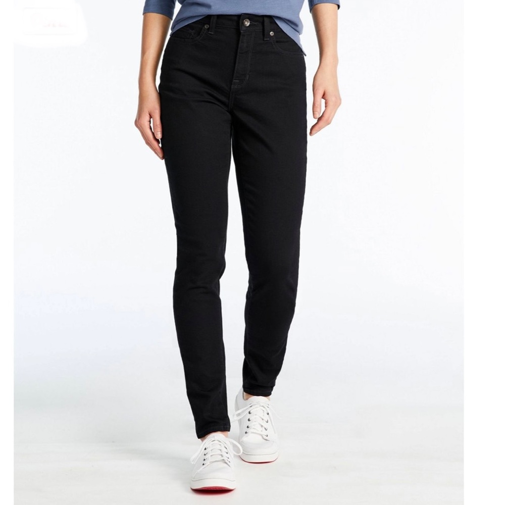 LLBean True Shape skinny jeans, 4P